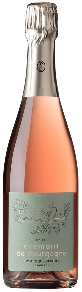 Crémant de Bourgogne rosé extra-brut Millésimé 2020, Dominique Gruhier
